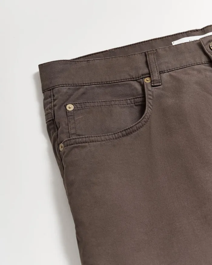 Bottoms Men Billy Reid 5 Pocket Pant Charcoal
