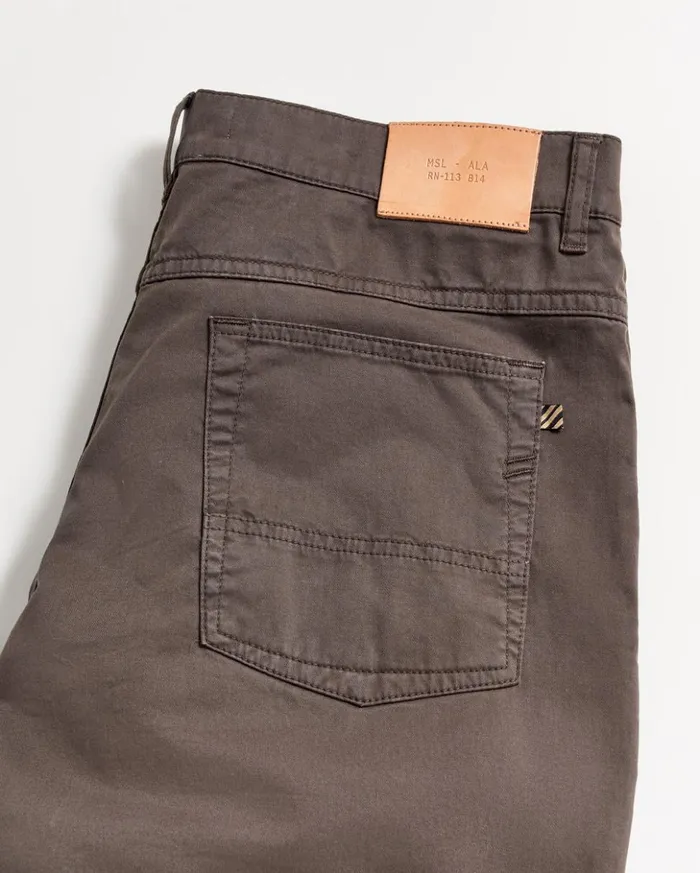 Bottoms Men Billy Reid 5 Pocket Pant Charcoal