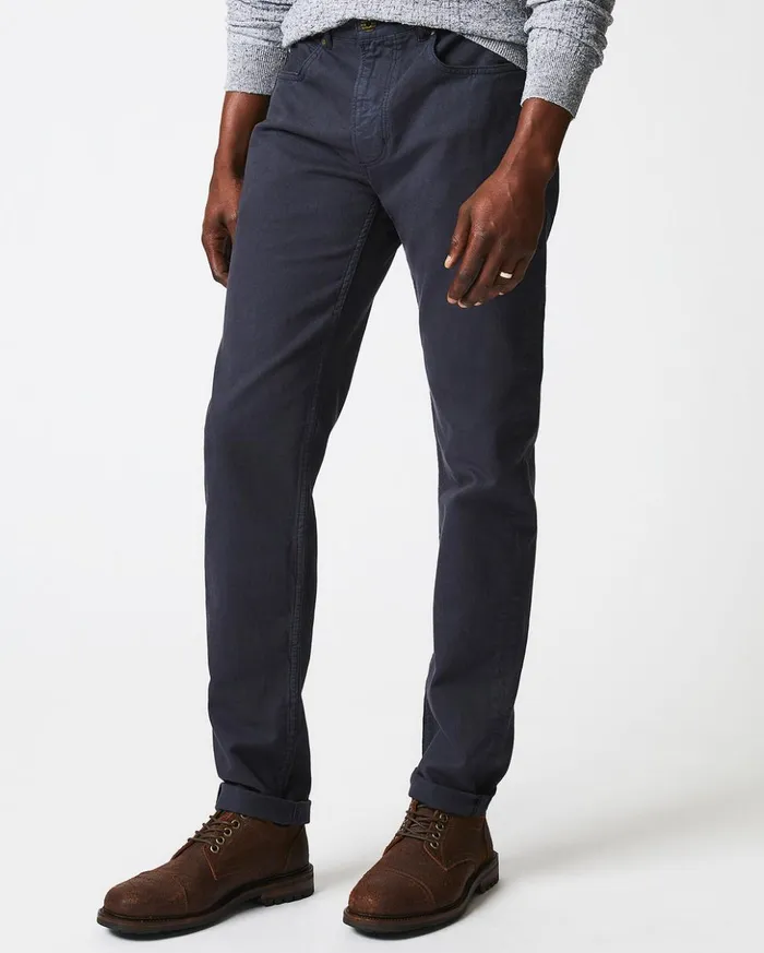 Bottoms Men Billy Reid Bedford 5 Pocket Pant Navy