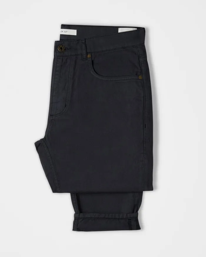 Bottoms Men Billy Reid Bedford 5 Pocket Pant Navy