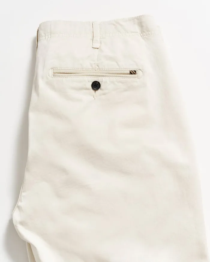 Bottoms Men Billy Reid Chino Pant Eggshell