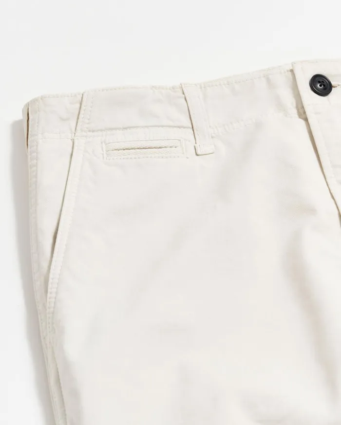Bottoms Men Billy Reid Chino Pant Eggshell