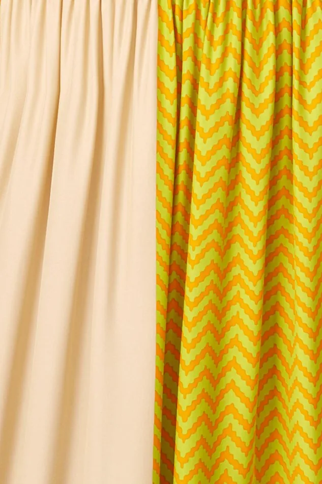 Bottoms Shop Natalie Martin JASPER SHORT Block Zigzag Tangerine