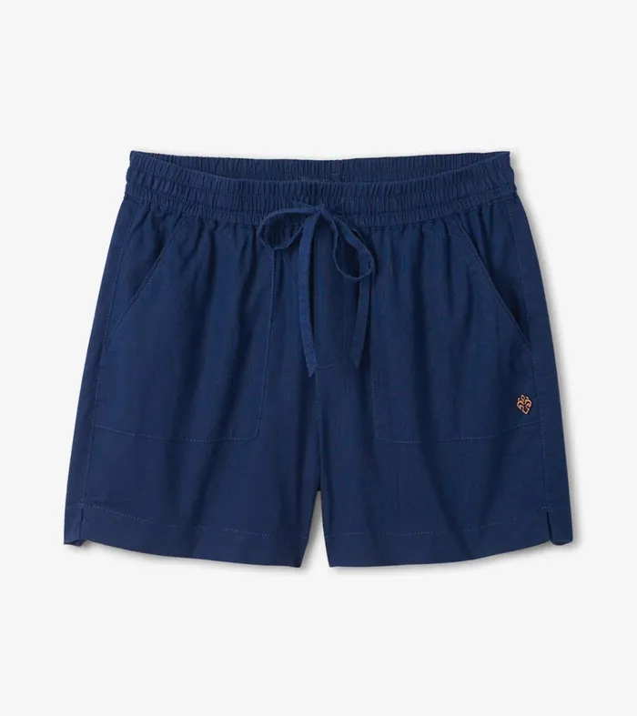 Bottoms Women Hatley Everywhere Shorts 8211 Patriot Blue