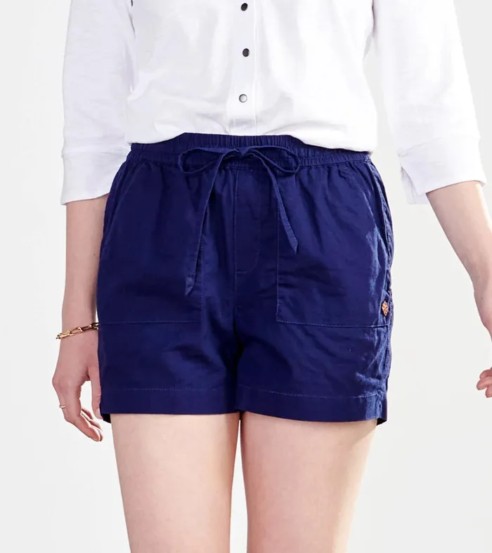 Bottoms Women Hatley Everywhere Shorts 8211 Patriot Blue