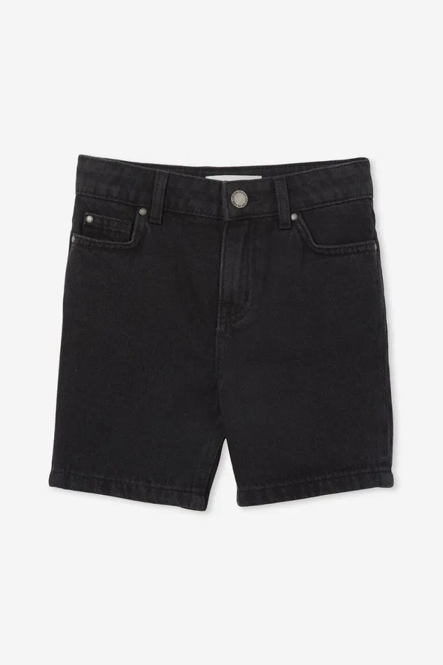 Boys 214 Shorts Cotton On Regular Fit Short Burleigh Black