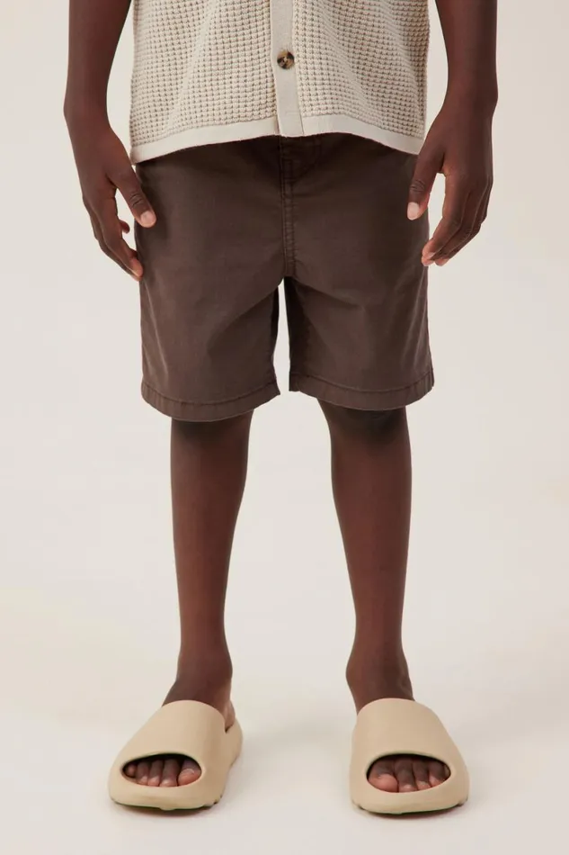 Boys 214 Shorts Cotton On Will Chino Short Hot Choccy