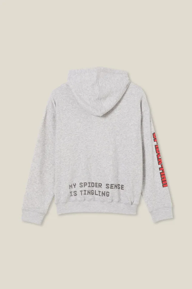 Boys 214 Sweatshirts and Sweatpants Cotton On License Oscar Hoodie Lcn Mar Fog Grey Marlespiderman Crawl