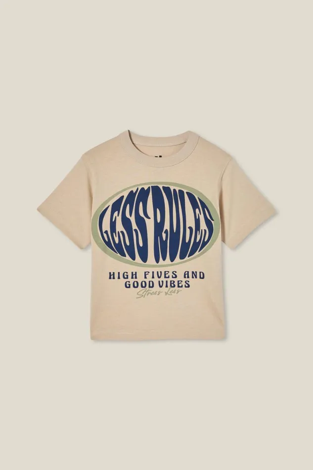 Boys 214 Tops and TShirts Cotton On Jonny Short Sleeve Print Tee Rainy Dayless Rules