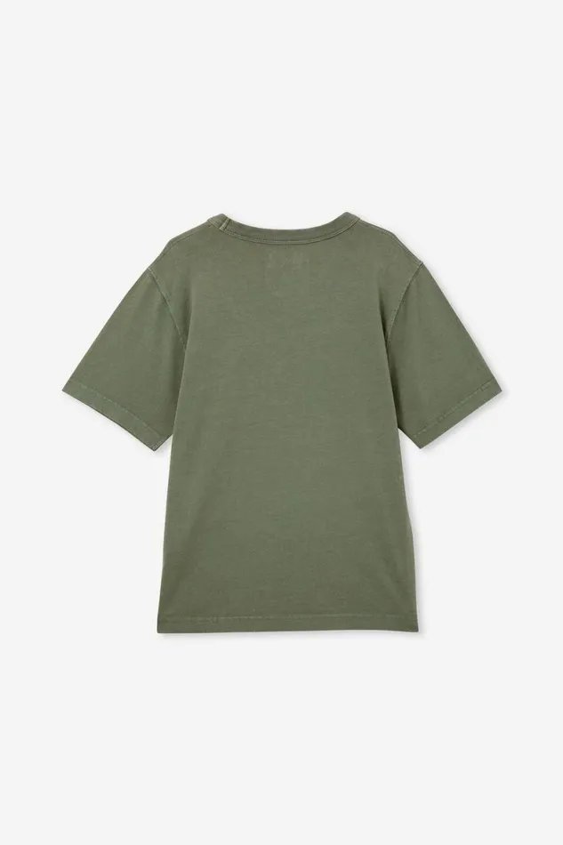 Boys 214 Tops and TShirts Cotton On The Eddy Essential Short Sleeve Tee Swag Green Wash