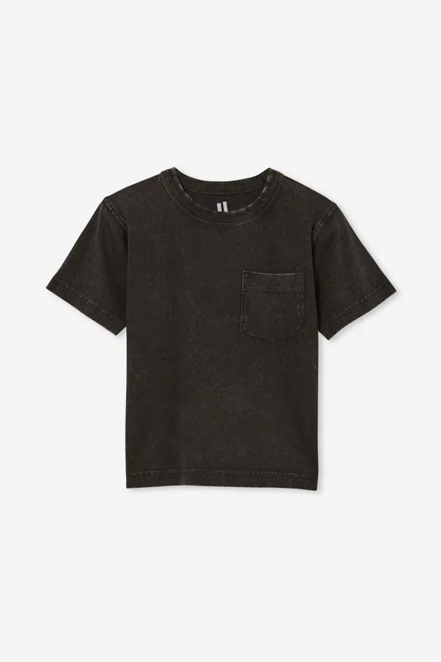 Boys 214 Tops and TShirts Cotton On The Essential Short Sleeve Tee Phantom Wash