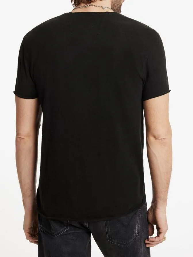 BUTTERFLY TEE Black Clothing John Varvatos Graphic Tees