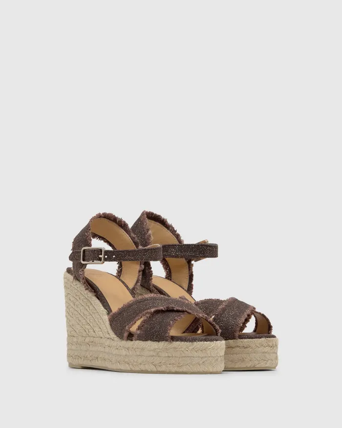 Castaer Bromelia8ed032 Marronoro Women Wedges