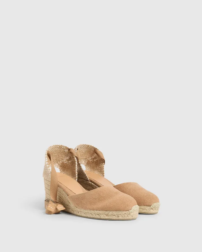 Castaer Carina6Ss20002 Tostado Women Wedges