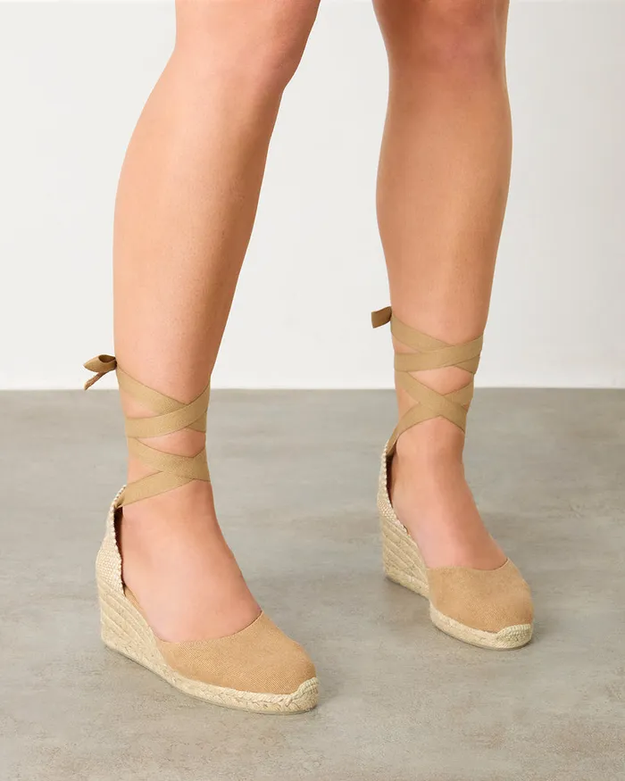 Castaer Carina6Ss20002 Tostado Women Wedges