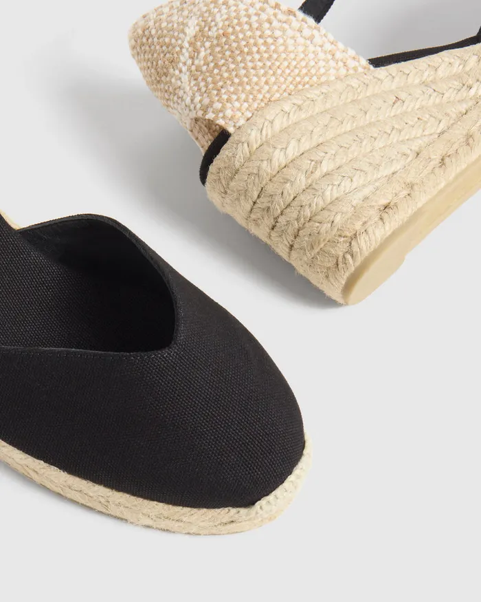 Castaer Chiarita6001 Negro Women Wedges
