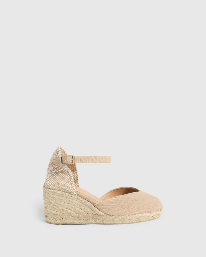 Castaer Chiarita6002 Sand Women Wedges