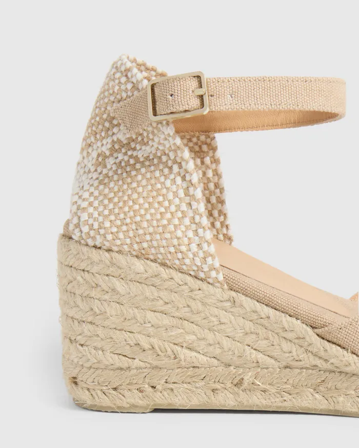 Castaer Chiarita6002 Sand Women Wedges