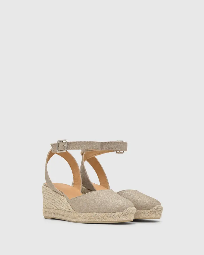 Castaer Cybil6268 Plata Women Wedges