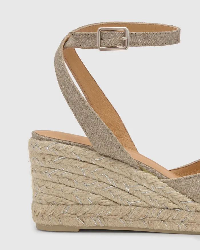 Castaer Cybil6268 Plata Women Wedges
