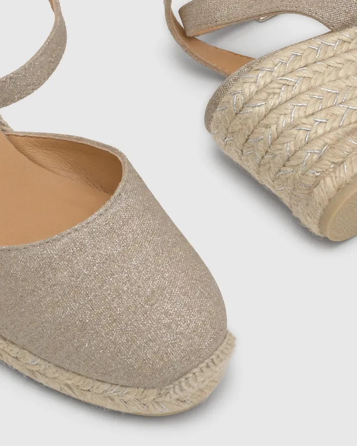 Castaer Cybil6268 Plata Women Wedges