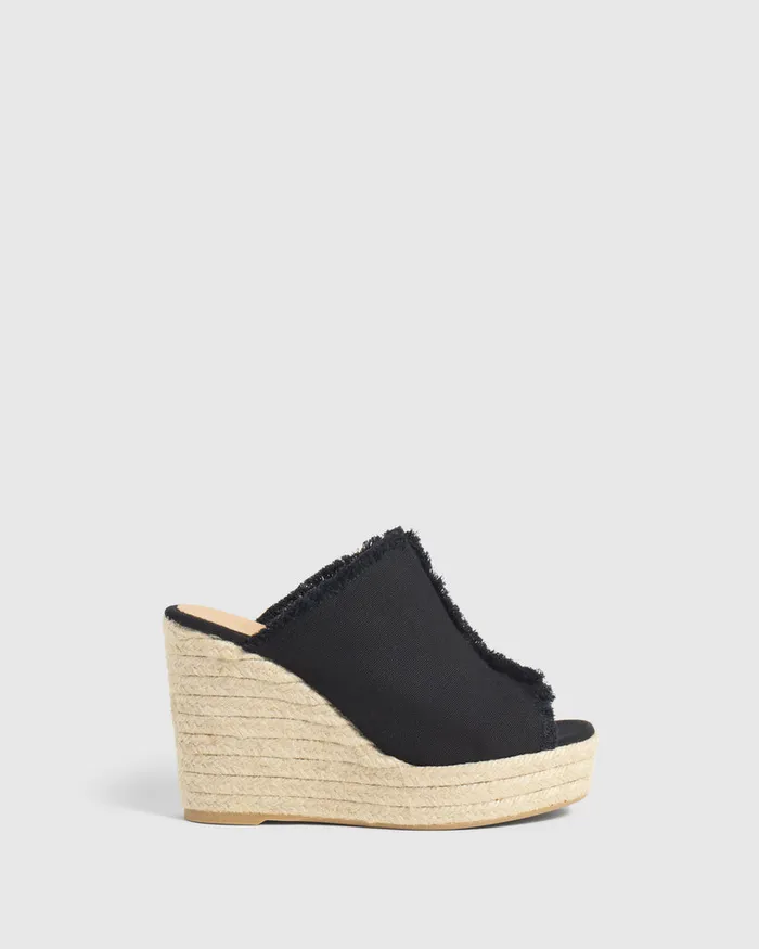 Castaer Fatima001 Negro Women Wedges