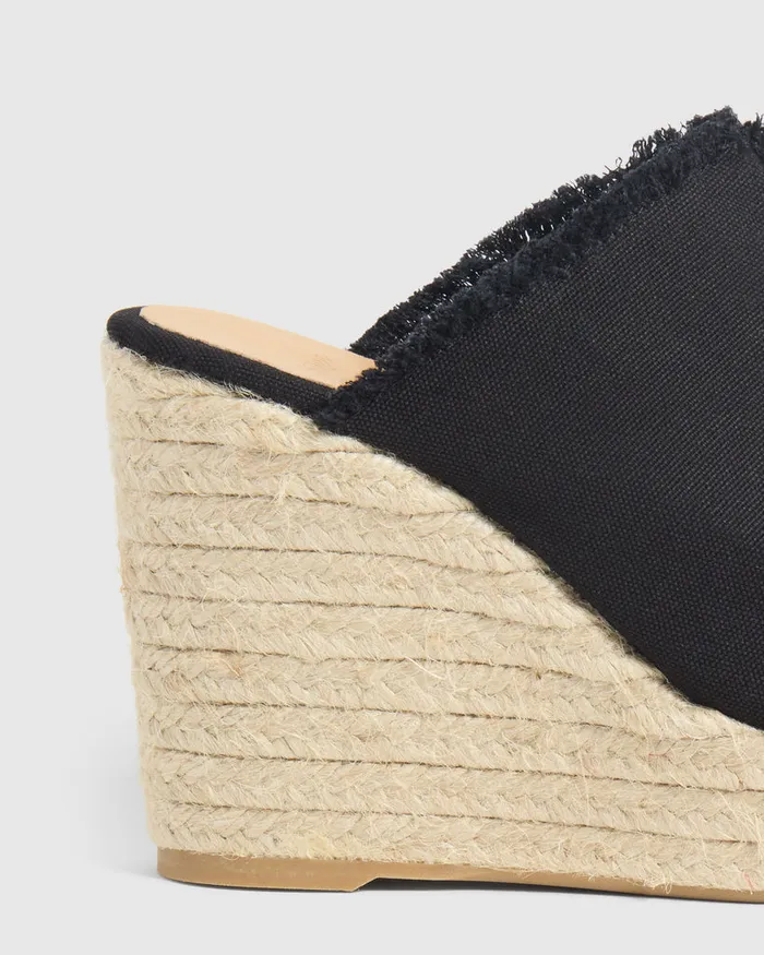 Castaer Fatima001 Negro Women Wedges
