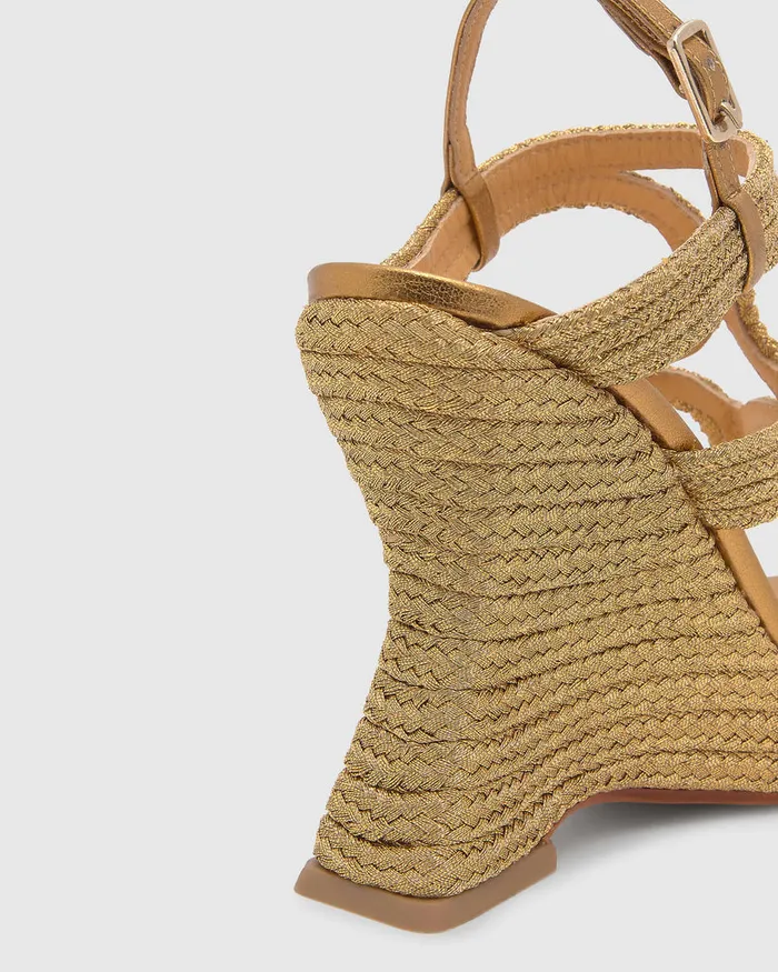 Castaer Jera266 Oro Viejo Women Wedges