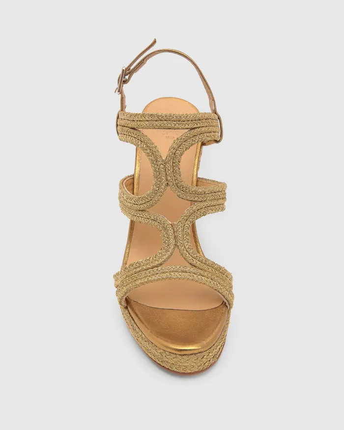 Castaer Jera266 Oro Viejo Women Wedges