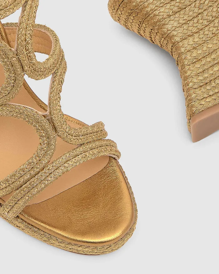 Castaer Jera266 Oro Viejo Women Wedges