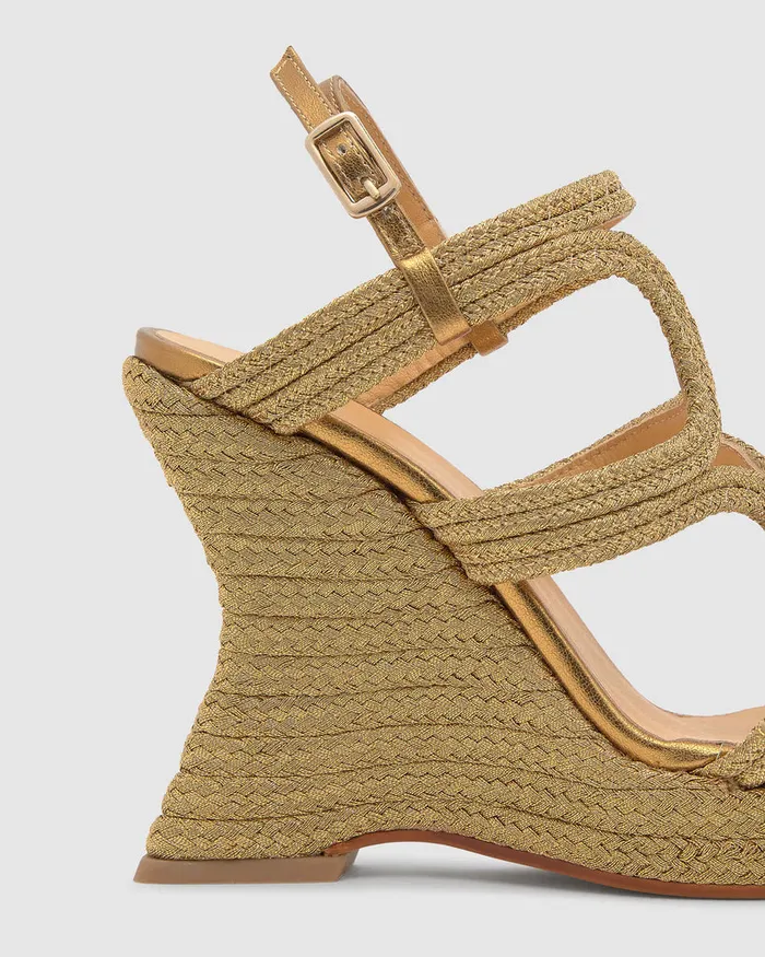 Castaer Jera266 Oro Viejo Women Wedges
