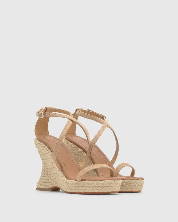 Castaer Joana007 Tostado Women Wedges
