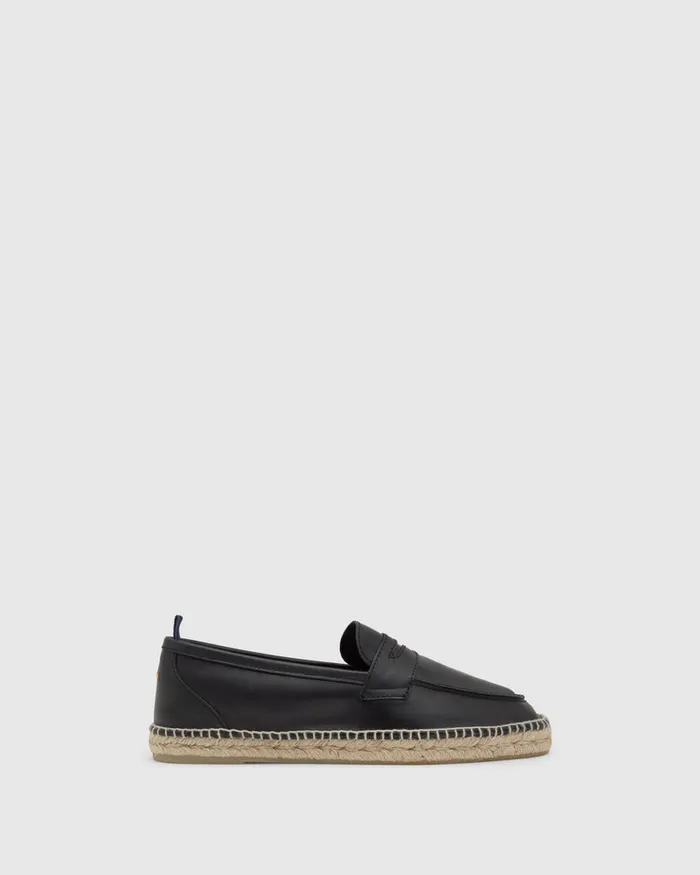Castaer Nacho104 Negro Men Flat Shoes