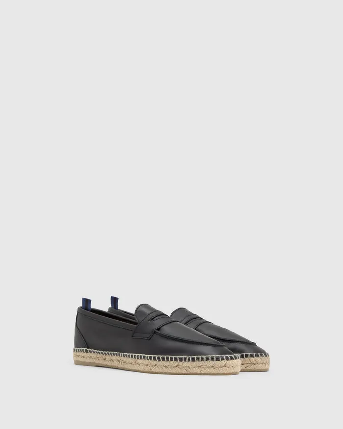 Castaer Nacho104 Negro Men Flat Shoes
