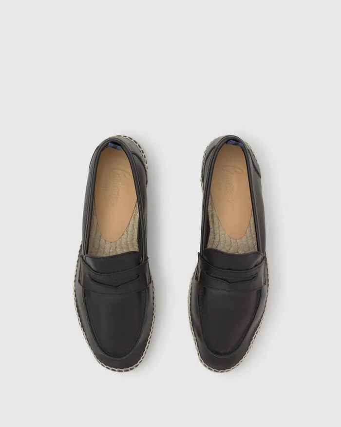 Castaer Nacho104 Negro Men Flat Shoes