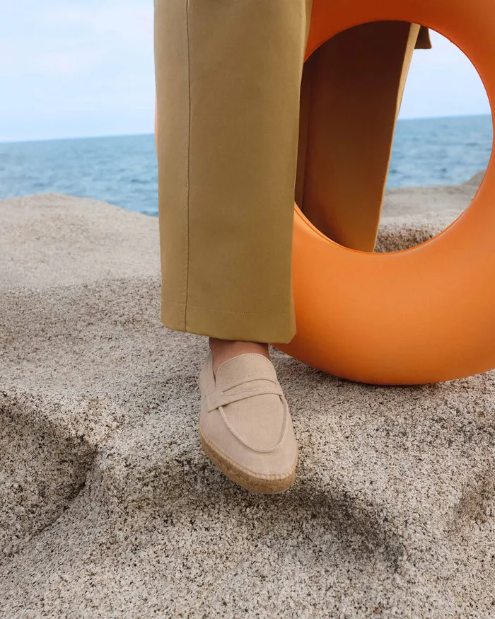 Castaer Nacho T002 Sand Men Flat Shoes