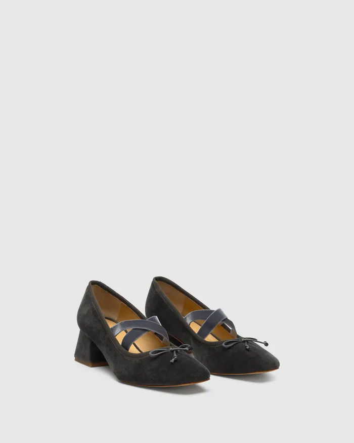 Castaer Niebla243 Plomo Women Heels