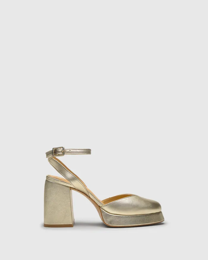 Castaer Vlaudette118 Oro Cava Women Heels