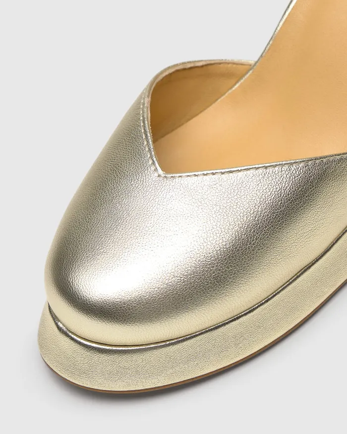 Castaer Vlaudette118 Oro Cava Women Heels