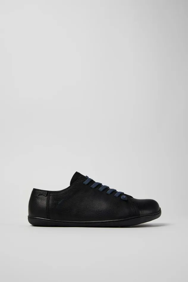 Casual Shoes Men Camper Peu Black Vegetable Tanned Leather Shoes