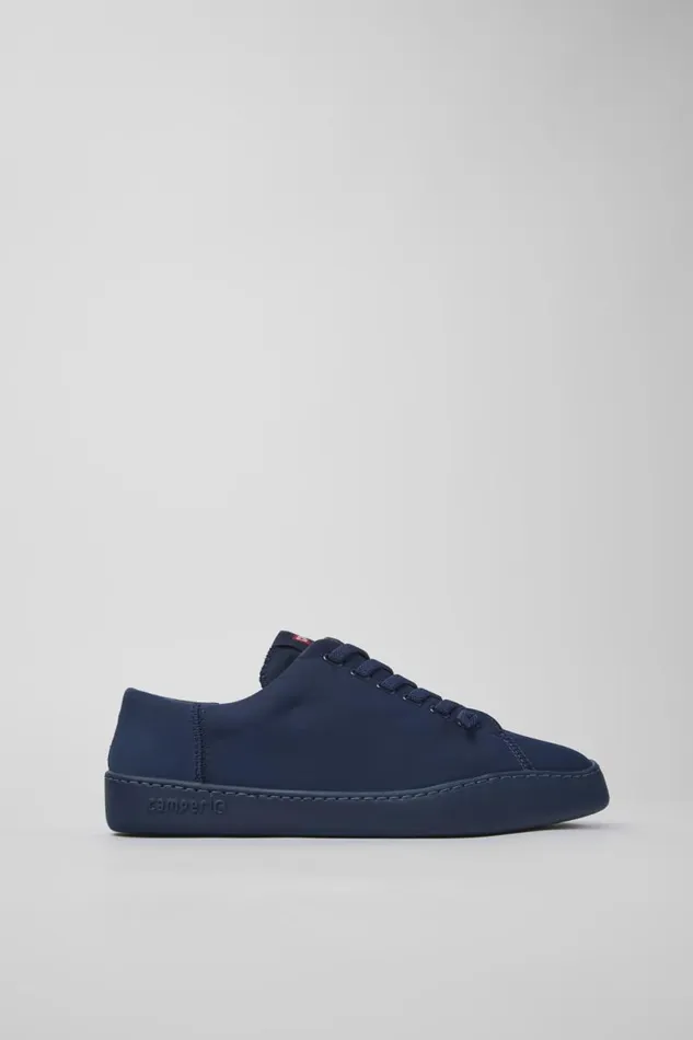 Casual Shoes Men Camper Peu Touring Blue Textile Sneaker Casual Shoes Men Camper Peu Touring Blue Textile Sneaker