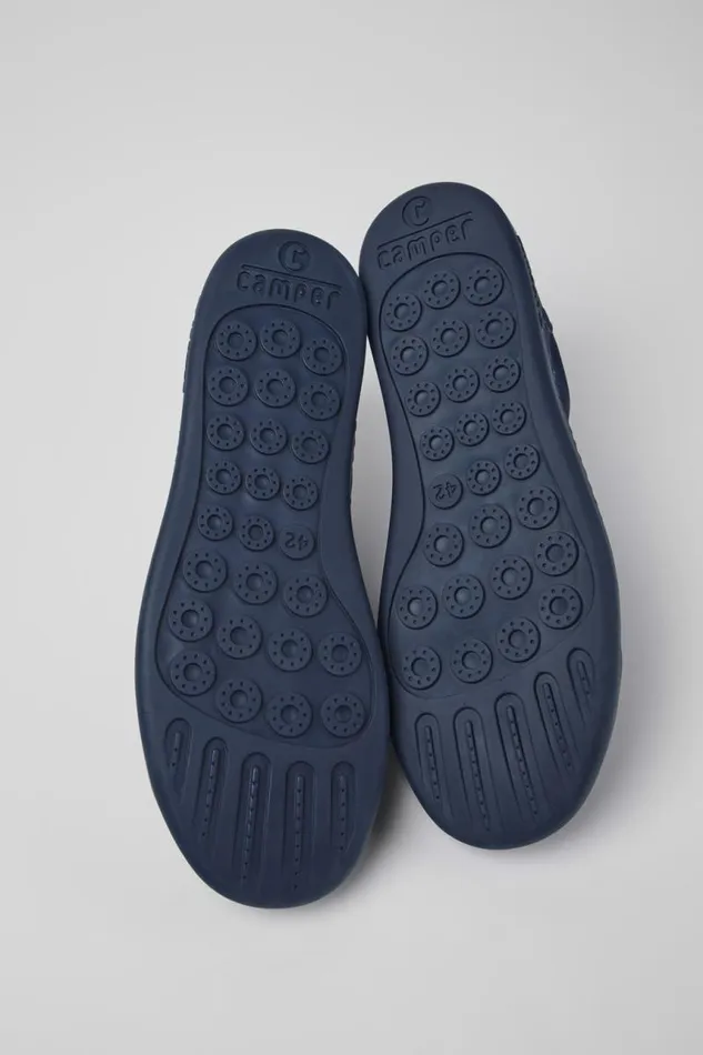 Casual Shoes Men Camper Peu Touring Blue Textile Sneaker Casual Shoes Men Camper Peu Touring Blue Textile Sneaker