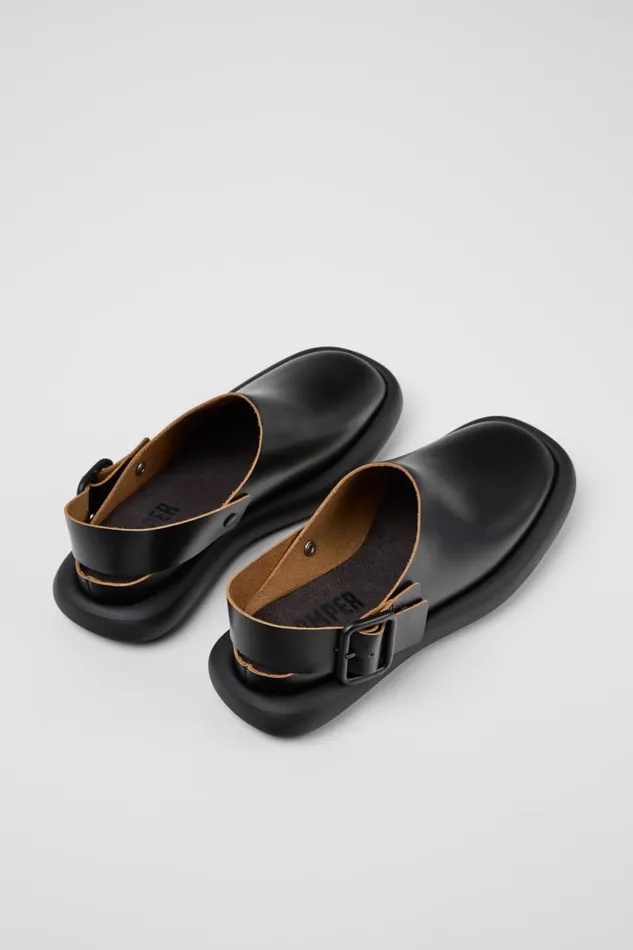 Casual Shoes Women Camper Onda Black Leather Sandals Casual Shoes Women Camper Onda Black Leather Sandals
