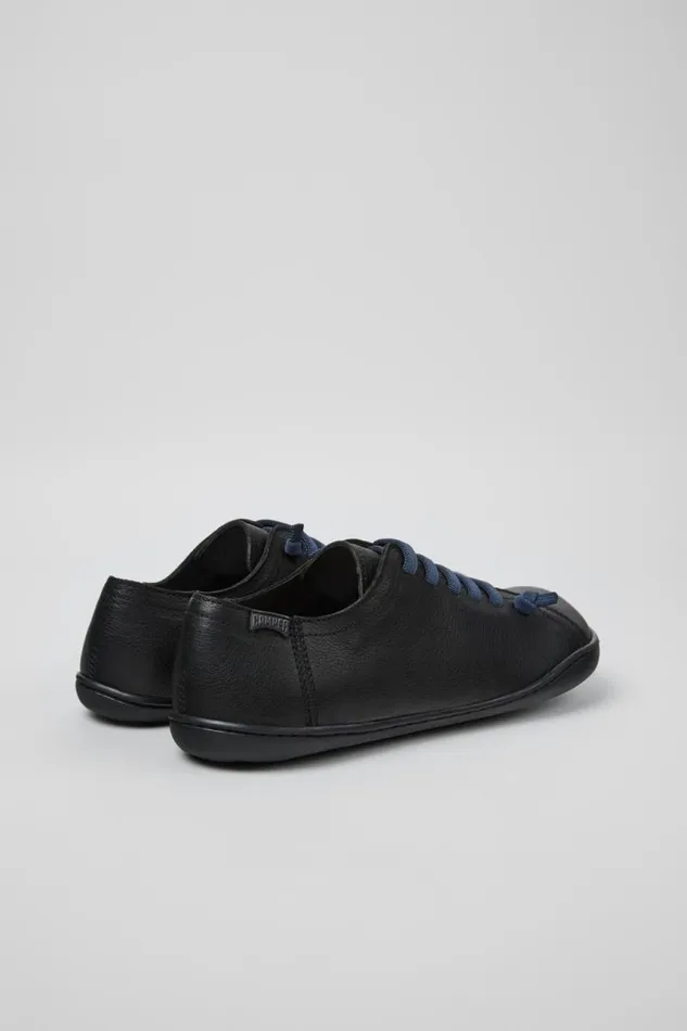 Casual Shoes Women Camper Peu Black Leather Shoes