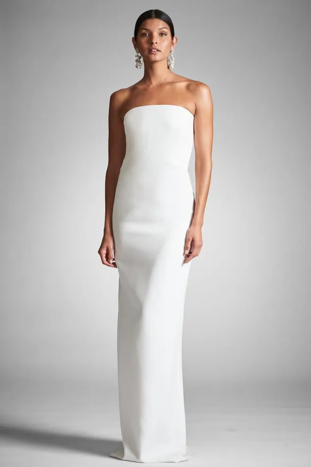 Ceremony Women Sachin and Babi Endira Gown 8211 Ivory