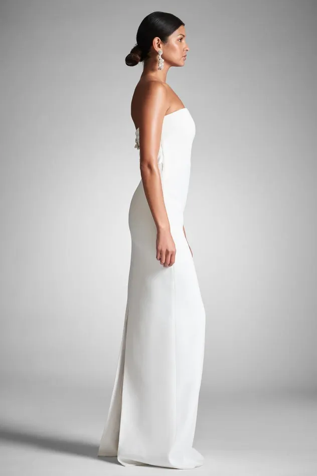 Ceremony Women Sachin and Babi Endira Gown 8211 Ivory