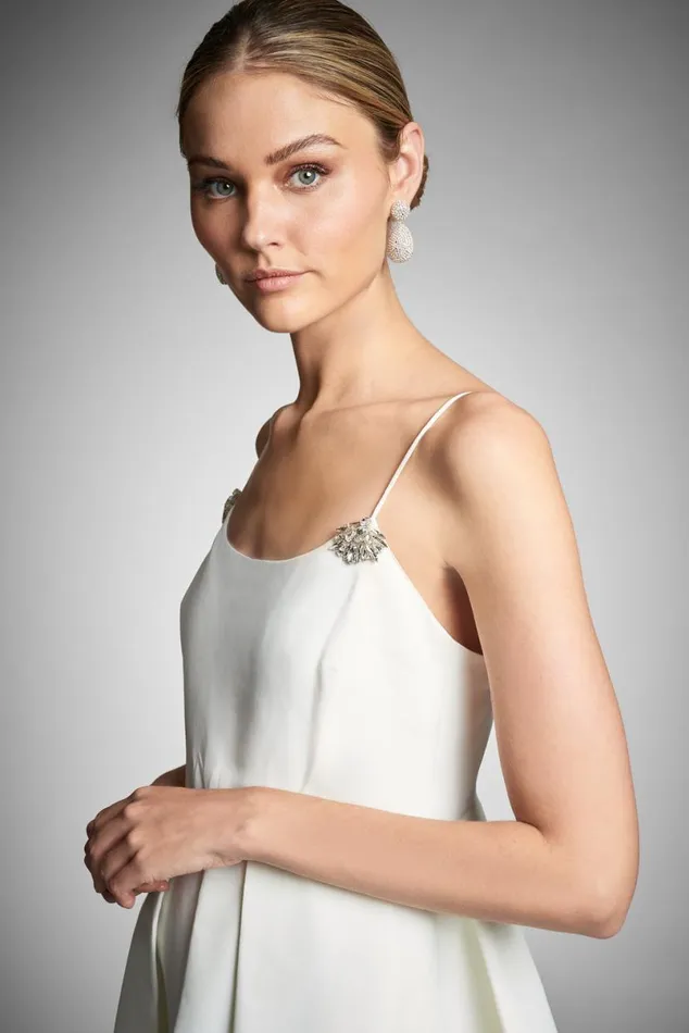 Ceremony Women Sachin and Babi Gwen Gown 8211 Ivory