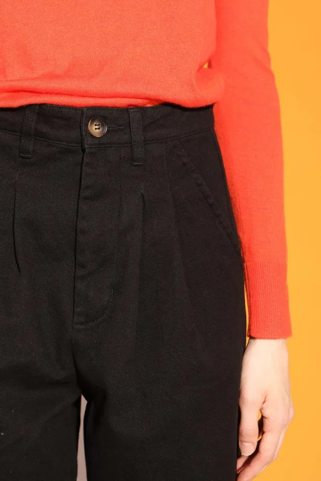 Classic Slacks Black Womens LF Markey Trousers