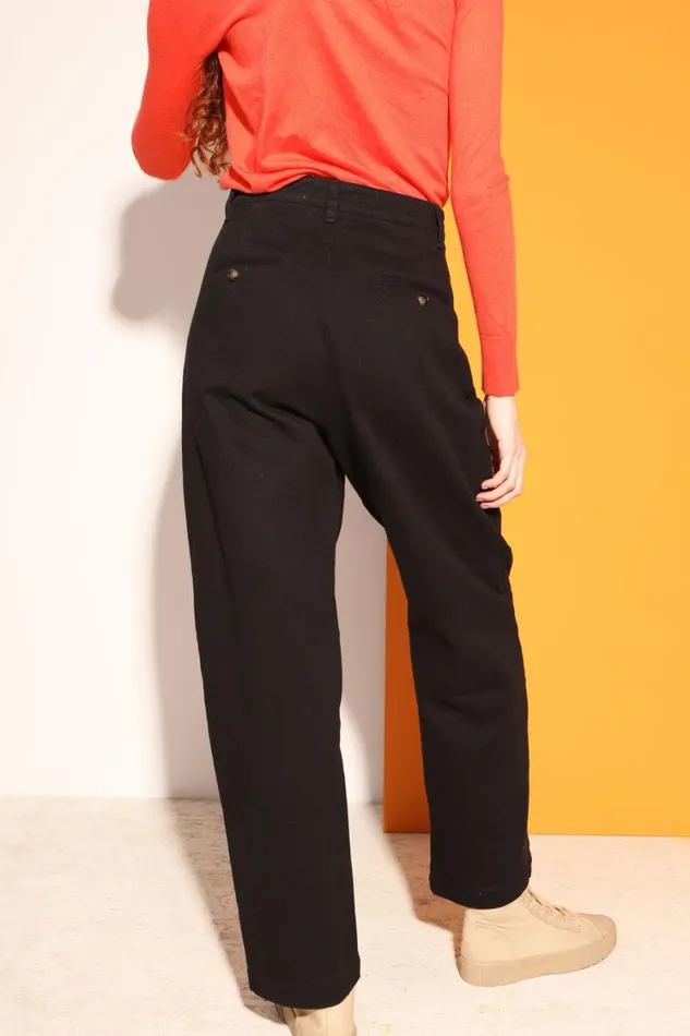 Classic Slacks Black Womens LF Markey Trousers