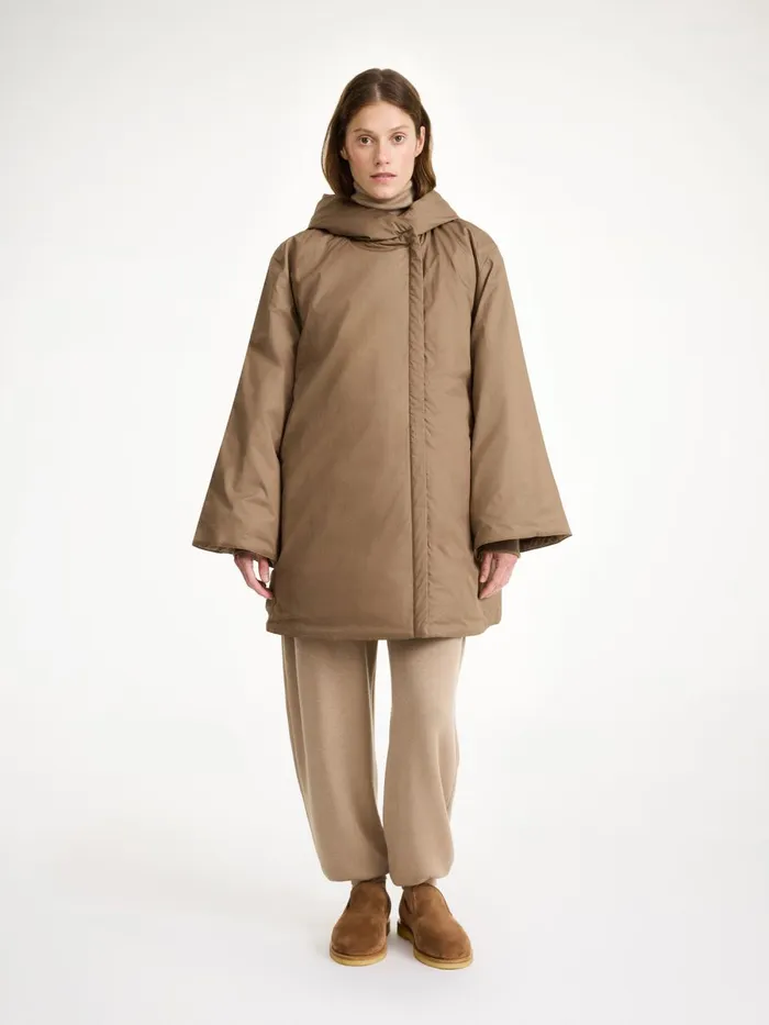 Coats and Jackets Women By Malene Birger Sallimo Padded Coat Shitake